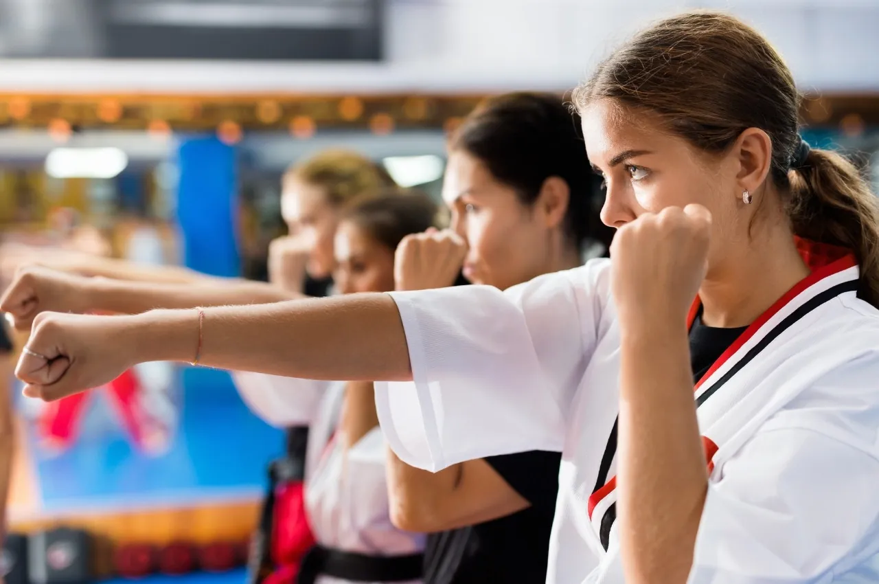 Women's Self Defense technique training at ABC Martial Arts